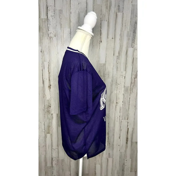 NWT Kansas State Wildcats Men's Purple Mesh Jersey T-Shirt Size XL Short Sleeve‎ - Picture 2 of 4